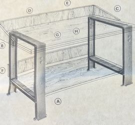 Work Bench Legs - New in Box
