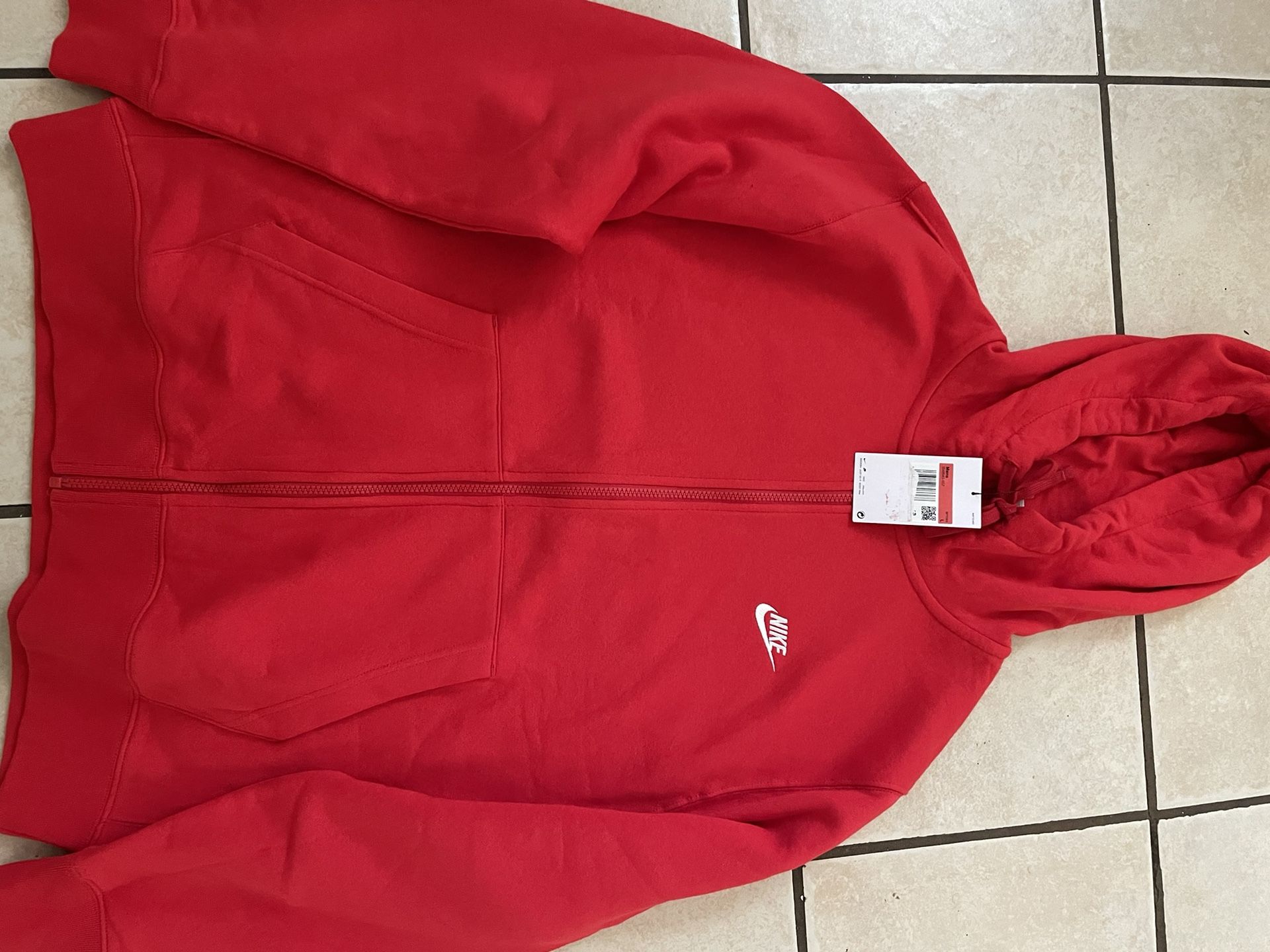 Nike Slides & Zipper hoodie