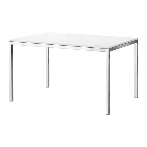 IKEA TORSBY white high gloss dining table