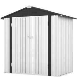 Patiowell 6ft X 4ft Galvanized Storage Shed 