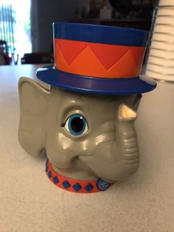 The Greatest Show On Earth Gray Elephant Mug Cup Circus Souvenir 