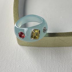 Candy Paint Blue Party Ring