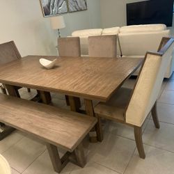 Ashley Furniture  Rectangular Dining Room Set