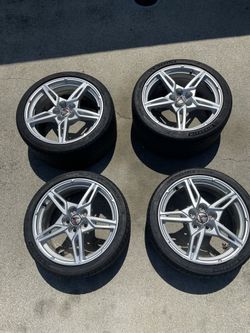 OEM Wheels w/ Premium Tires (Corvette C7/C8)