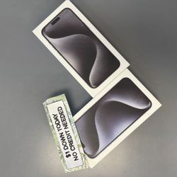 Unlocked Apple iPhone 15 Pro Max 5G New-90 Day Warranty-$1 DOWN-NO Credit Needed