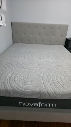 Queen bed with mattress