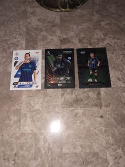 Inter Milan  Trading Cards Lot of 3