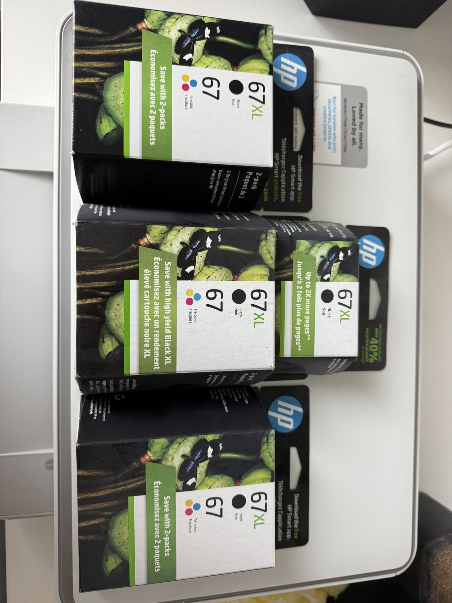 HP 67 ink Cartridges UNUSED