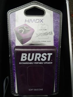 NEW purple portable loudspeaker