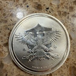 BGASC branded 1 Troy Ounce .999 Fine Silver round
