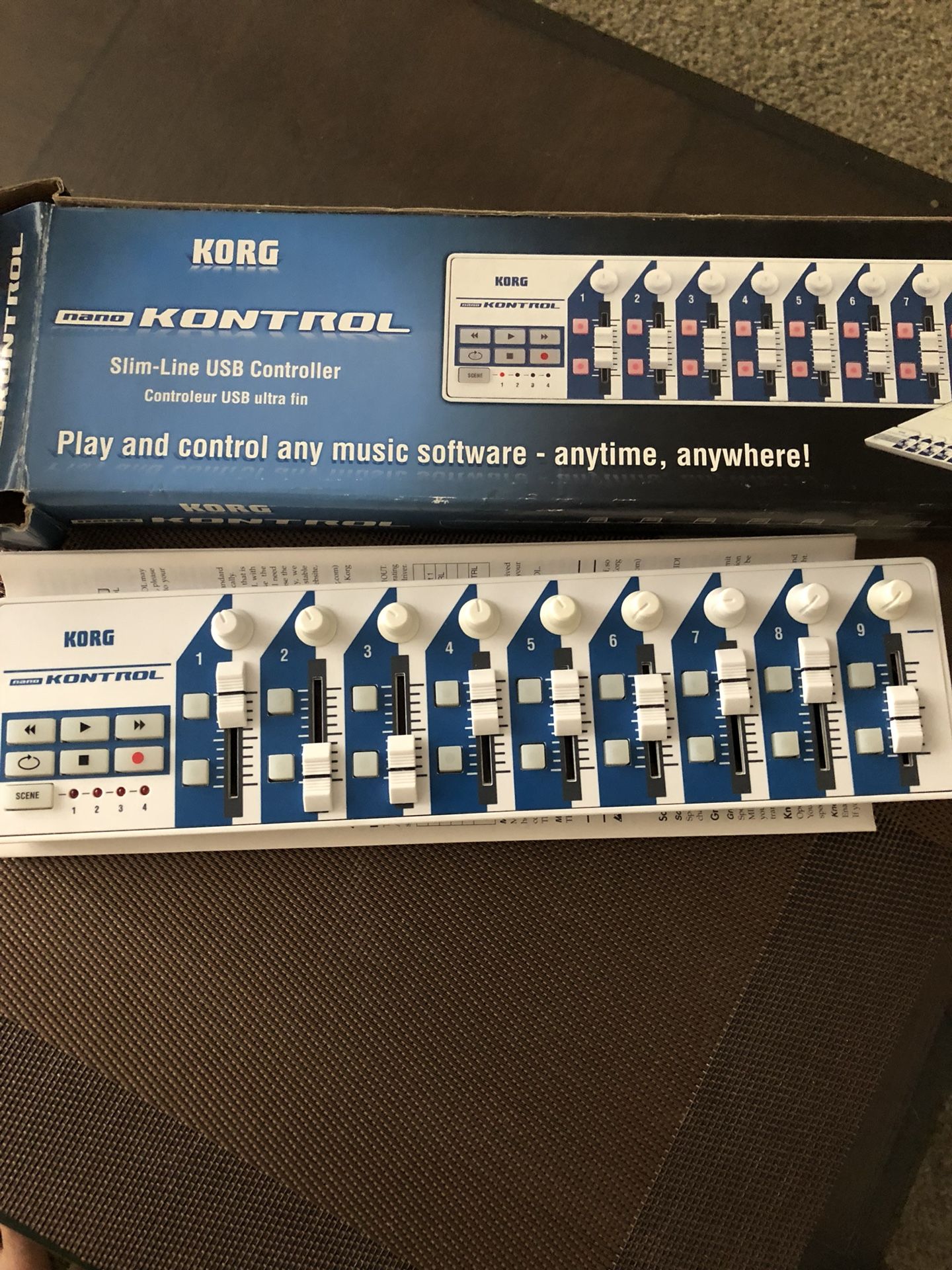 Korg Nanokontrol USB MIDI Controller