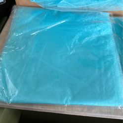 Turquoise And Green Tablecloth Runners And Covers