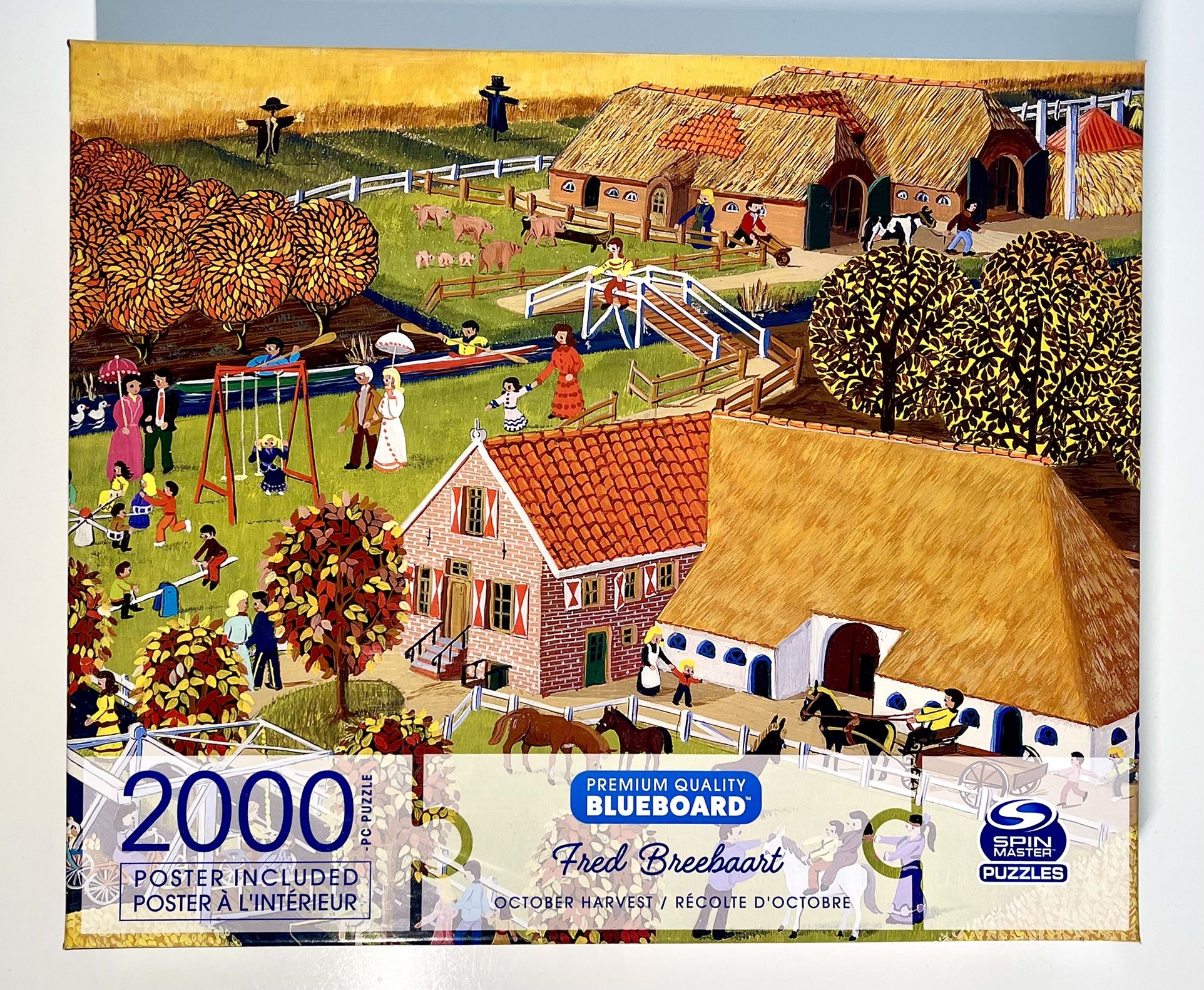 Spin Master - 2000pc Puzzle pieces - “October Harvest” Fred Breebaart