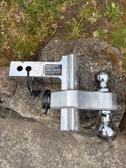 Trimax Razor XTR 6" Adjustable Drop Hitch, 2" Receiver
