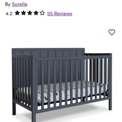 Black Sorrel Essex Four In One Convertible Crib