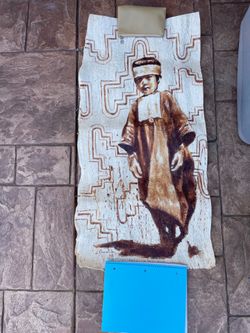 Authentic Amazon art (tree bark medium painting with sap)
