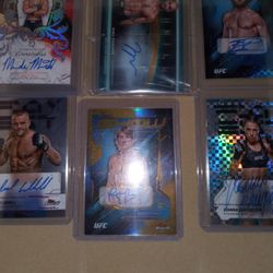 UFC Collection Lots Of Signatures Patches Numbers Price Negotiable