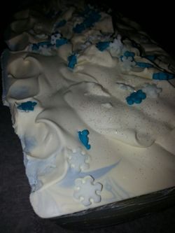 Peppermint snowflake coconut milk soap