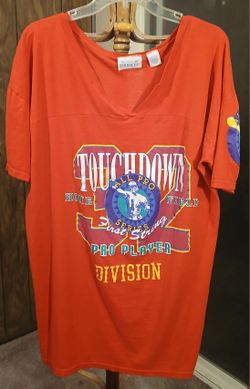 1980's Original JORDACHE Sleepwear - Pro Player Division Football Night Shirt
