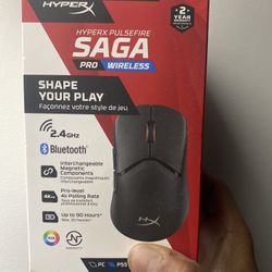 HyperX Saga Pro Wireless Gamer Mouse New
