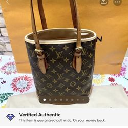 Authentic Louis Vuitton Bucket PM