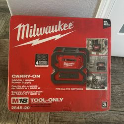 Cordless 3600W / 1800W Battery Powered Power Supply. Tool Only 