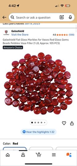 Brand New Glass Marbles 