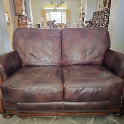 Leather La-Z-Boy Loveseat 