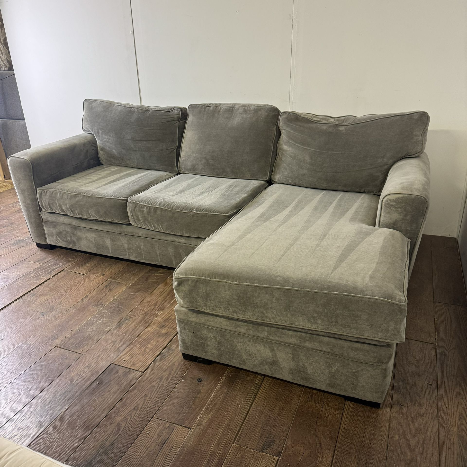 Gray Artemis II Sectional Sofa Couch **FREE DELIVERY**