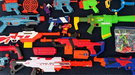 Nerf toys and accessories