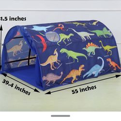 Bed Tent For Kids-dinosaur Print