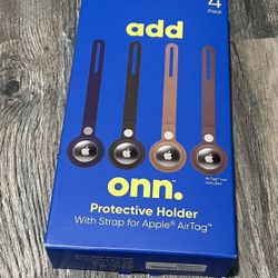 New 4 Pack Apple AirTag Protective Holder With Strap