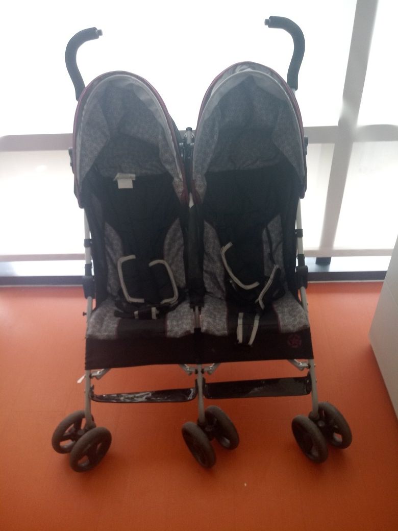 Easy To Fold Double Stroller