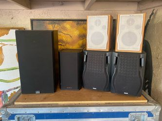 SPEAKERS! Sony and RCA Set w/2 singles
