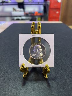 1954 Silver Quarter Uncirculated With Toning 