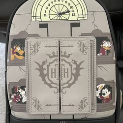 Brand New Loungefly Mini Backpack Disney Glow In The dark Hollywood Tower Of Terror Never Used 