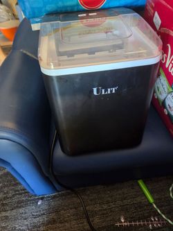 ULIT Portable Ice Maker,Ice Maker Machine for Countertop, Self-Cleaning Function Ice Cube Maker,Make 26 lbs Ice in 24 hrs, 9 Ice Cubes Ready in 8 Minu