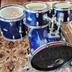 Eastar Dark Blue Drum Set