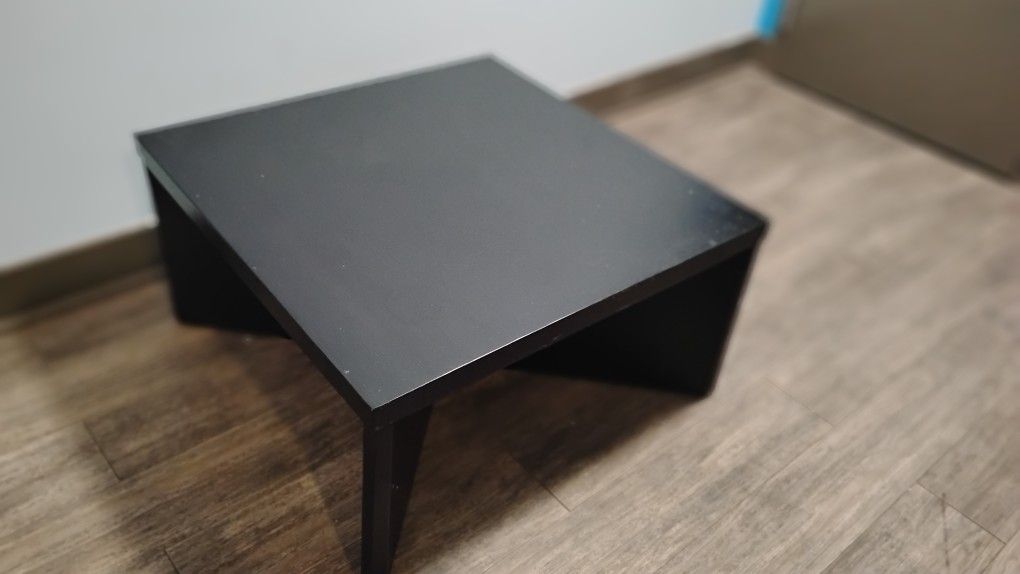 Big Black Square Coffee Table