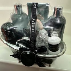 Christmas Gifts for Men, Mens Body And Wash Gift Set Beard Kit and Body Care, Unique Gifts for Dad Sandalwood Spa Gift Baskets, Bath and Beard Groomin