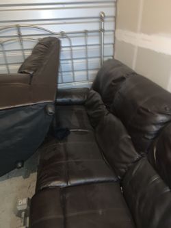 Leather Couch sectional