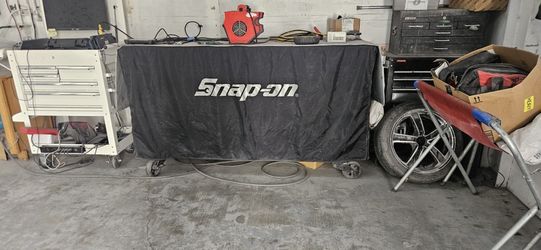 Snap On Tool Box 73" With Steel Top And Cover