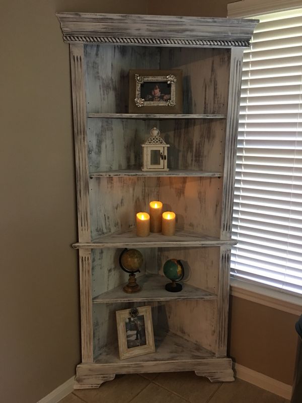 Gorgeous Farmhouse Corner Bookcase For In Montgomery Tx Offerup