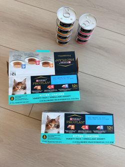 19 Cans Purina Pro Plan Kitten Wet Food Variety Pack - Exp 2027