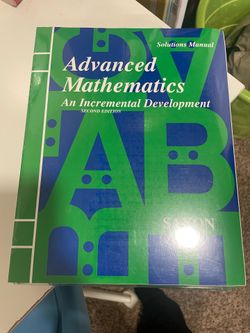 Saxon Advanced Math