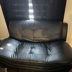 2 leather couch 
