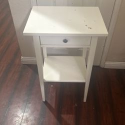Ikea Desk/ Night Stand White 