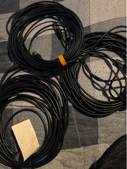 XLR 25’ cables