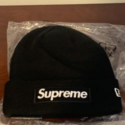Supreme New Era Box Logo Beanie (FW21) Black