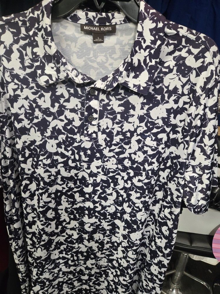 Michael Kors Dressing Shirts..size Large...100%...authentic